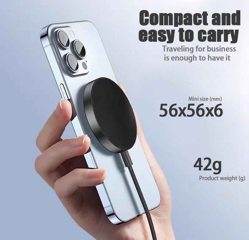 The Qi Wireless Charger 15w Magnetic Wireless Fast Charging Is Suitable For 12, 13, 14, 15 And 16 Mobile Phone Models 29fdfb17-c46a-4f39-991b-1eb7e33b6989