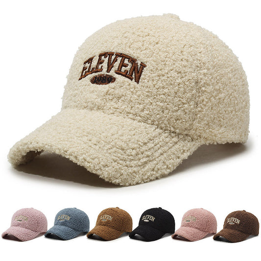 Winter Lambskin Thickened Warm Baseball Cap - NOMAN STORE LLC