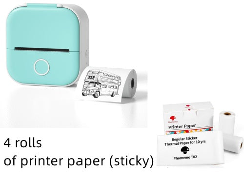 Portable Mini Thermal Label Printer Home Photo Printer Student Wrong Question Printer Bluetooth-compatible Mini Label Printer Price Tag 2aebd8c4-be8a-46e2-968b-6c77775626f4
