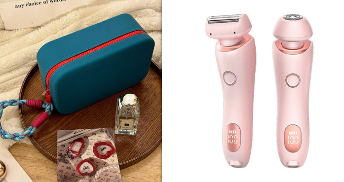 2 In 1 Hair Removal Epilator USB Rechargeable Trimmer Women Body Razor Face Leg Armpit Bikini Hand Pubic Shaver Hair Remover 2b0bf302-fa2c-416a-8ce6-f7a58d018d02