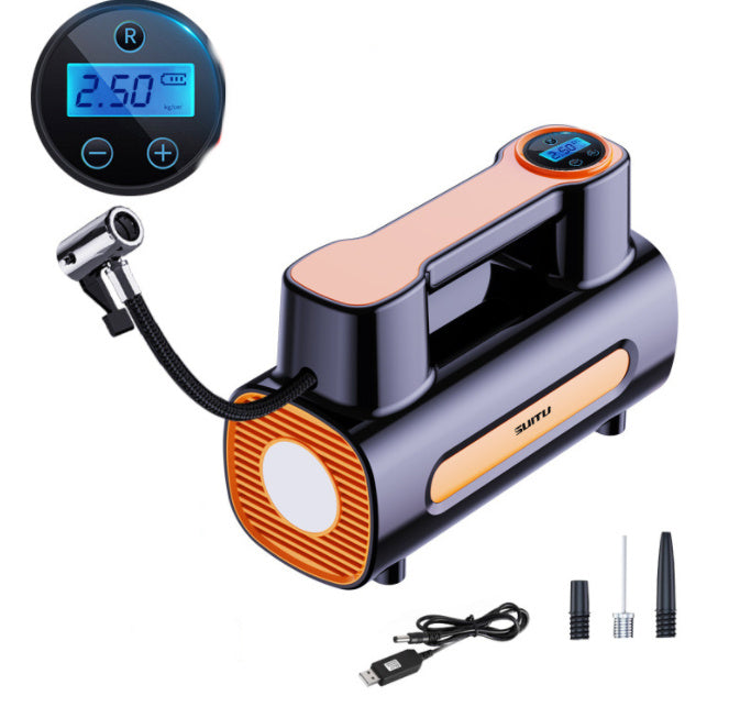 Tire Inflator 12V DC Portable Compressor Electric DC Auto Tire Pumps For Car Tires 2b9581b9-0fad-44ba-9ca8-1c9a8c8c49d1