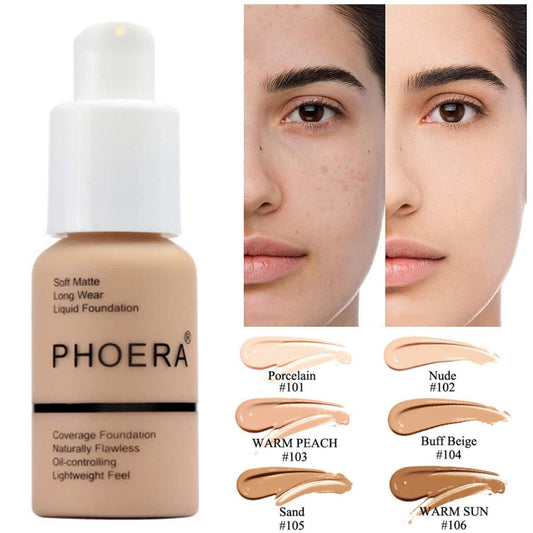 Explosive Press Type Oil Control Natural Color Matte Concealer Foundation Cream - NOMAN STORE LLC