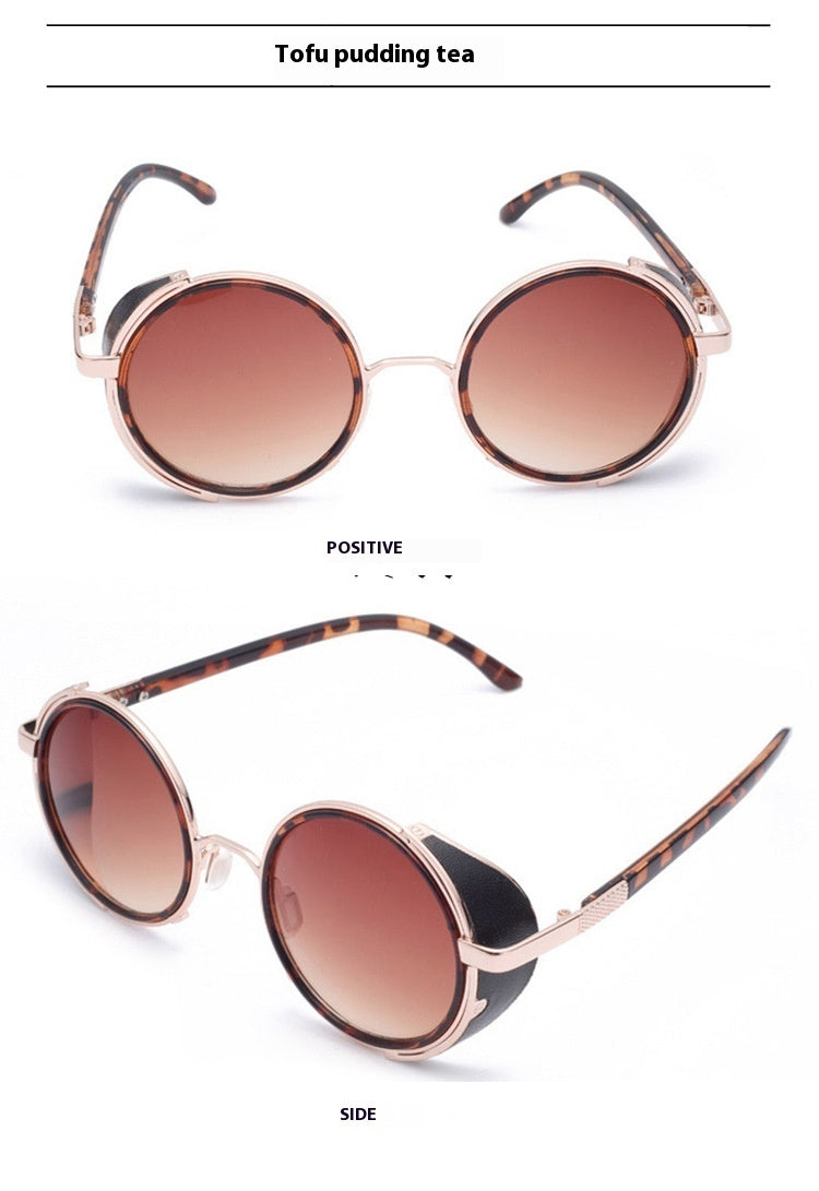 Round Retro Sunglasses Fashion UV Protection Sunglasses 2bcebdb2-3220-456e-a607-47a937a2f160_trans