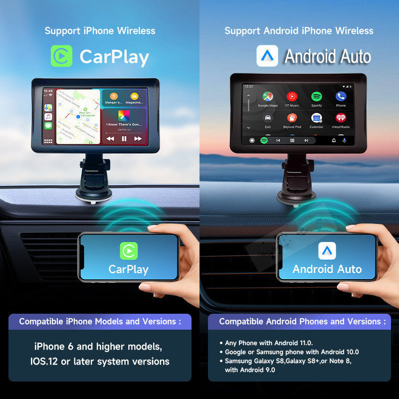 7 IPS Car Smart Screen Wireless Carplay Auto Mobile Phone Projection Screen Navigation 2c00c6d3-dc53-4f0b-b290-8ea7ef4d4100