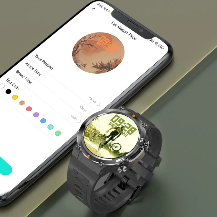 MAX18 Men Smartwatch AMOLED1.43inch Big Screen BT Calls Gesture Control AI Voice Sports Smart Watch Men 2c6d0f28-db9c-4559-8700-2b3181a02374