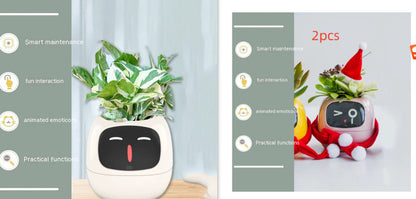Smart Planter Endless Fun Over 49 Rich Expressions 7 Smart Sensors And AI Chips Make Raising Plants Easy And Fun - NOMAN STORE LLC
