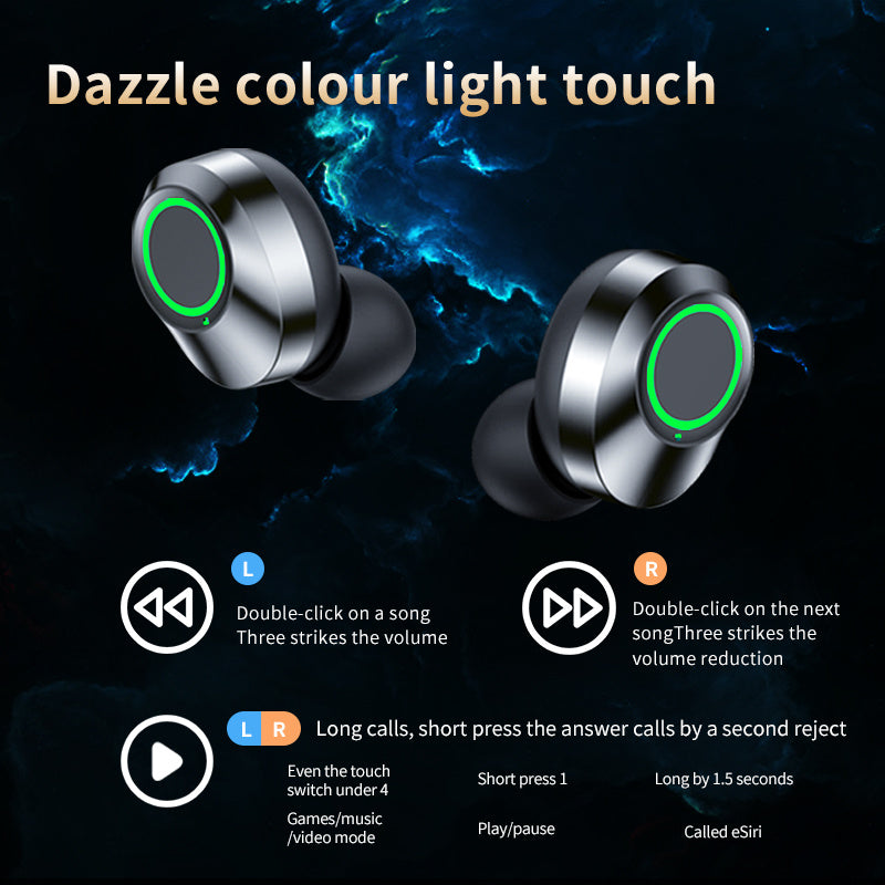 YD03 Wireless Bluetooth-compatible Headset TWS Large Screen Smart Digital Display In Ear Breathing Light 2dc15999-a19b-4297-9225-8add71973be3