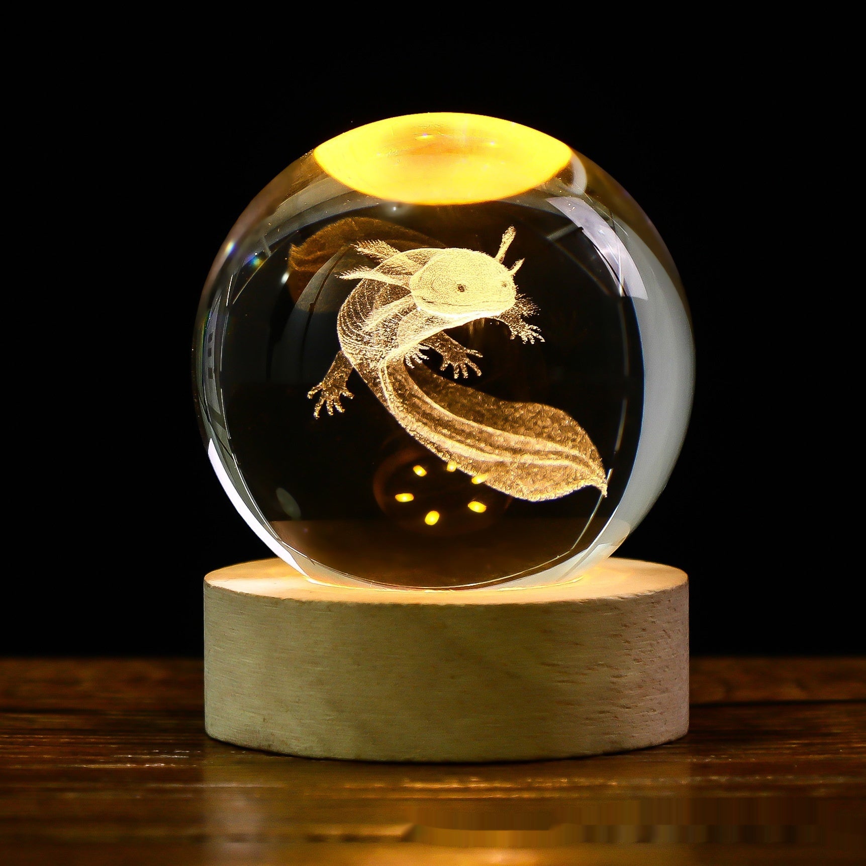 Luminous Starry Sky And Planets Moon Moon Crystal Ball Small Night Lamp Projection Ambience Light Creative Gift New Strange Gift - NOMAN STORE LLC