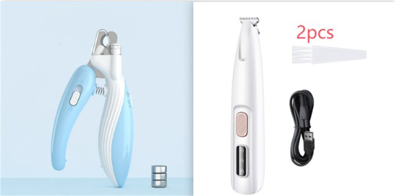 Pets Dog Paw Trimmer With LED Light Fully Waterproof Pet Hair Trimmer With LED Display Dog Clippers For Grooming Widen Blade 2f33f178-a8e6-4a3c-8a2b-54e7660cae42