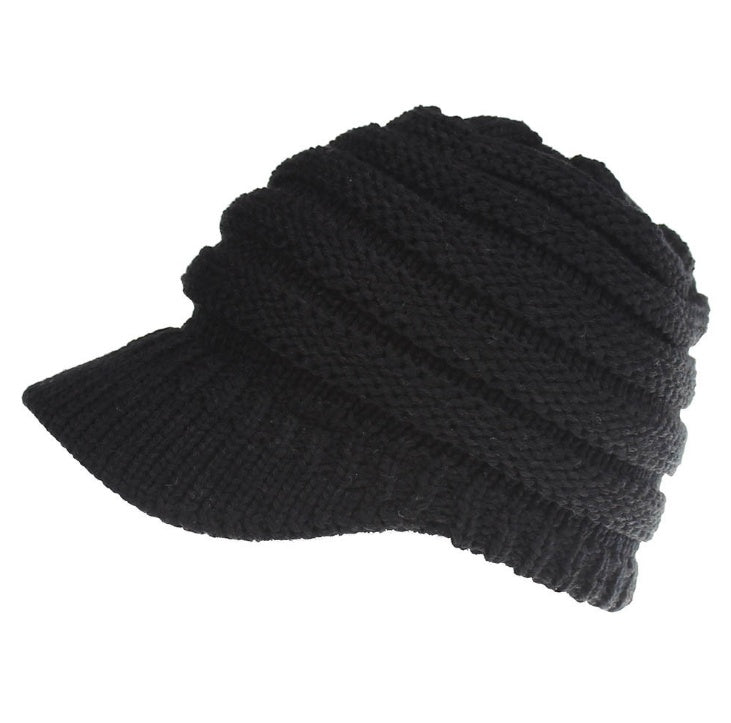 Women Ponytail Beanies Autumn Winter Hats Female Soft Knitting Caps Warm Ladies Skullies 3040762549118