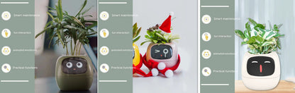 Smart Planter Endless Fun Over 49 Rich Expressions 7 Smart Sensors And AI Chips Make Raising Plants Easy And Fun - NOMAN STORE LLC
