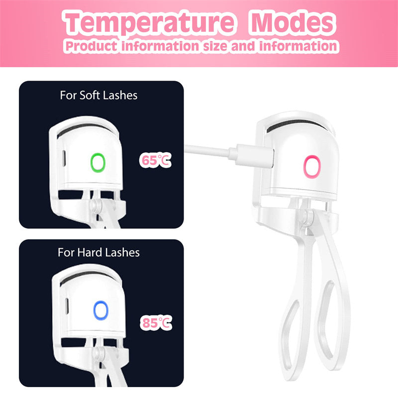 Heated Eyelash Curler Electric Temperature Control Mini Eyelash Curler Electric Portable Charging 31495cd6-74d2-4f80-8ff8-e832ba9e8b1d