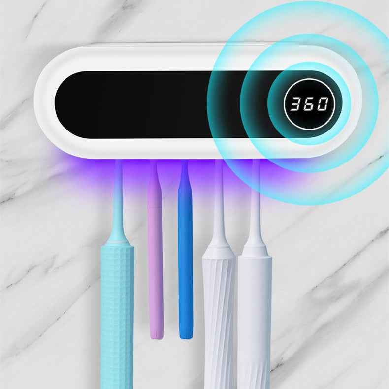 Wall Mounted Toothbrush Holder Smart Toothbrush UV Sterilizer Holder Toothpaste Dispenser Squeezer For Bathroom Accessories 318b8a9c-9e7b-4c7c-b7f1-2ae89bda572a