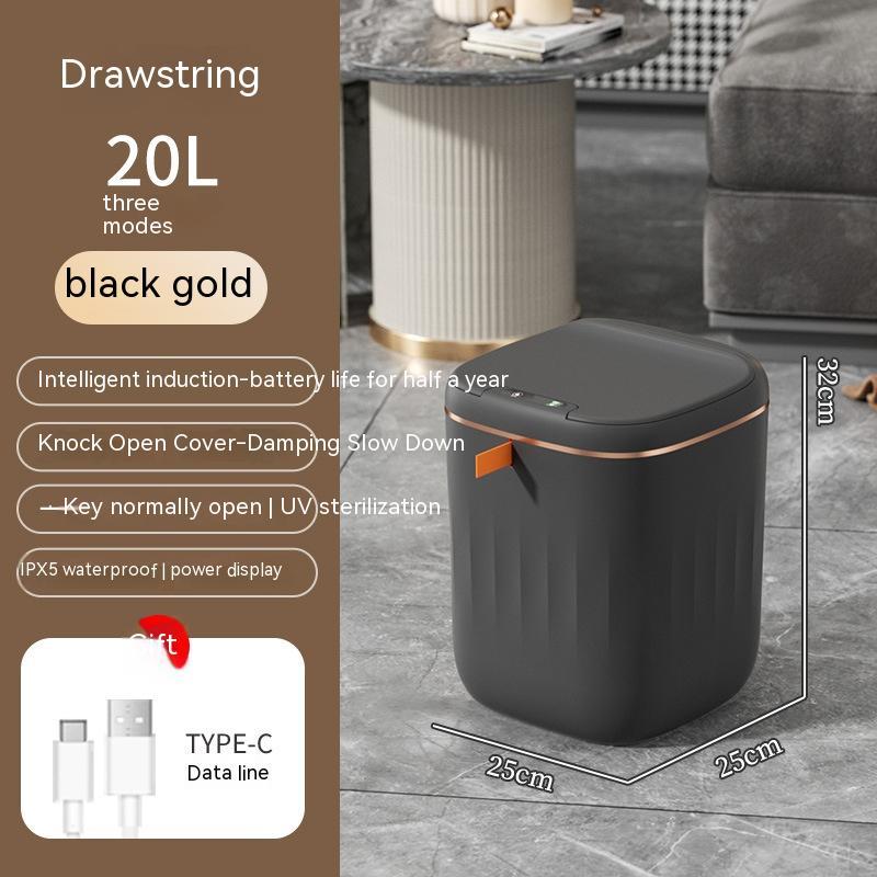 Smart Trash Can With Lid For Bedroom And Living Room Kitchen Storage Box Trash Can Induction Small Car Box Automatic Smart Dustbin Smart Trash Bin 322d1cd0-20b5-4606-a894-4e23a90cb990_trans