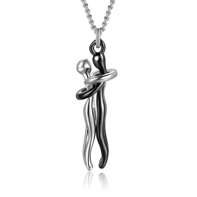 Love Hug Necklace Unisex Men Women Couple Jewelry Simple Temperament Clavicle Chain Valentines Day Lover Gift 325562715341