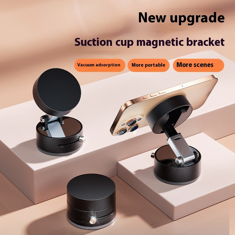 Foldable Magnetic Vacuum Car Phone Holder Foldable Suction Cup With Suction Cup Hands-Free Navigation For Smart Phone 32ba0d7c-8a41-4a7c-b5a7-04804a349d46_trans