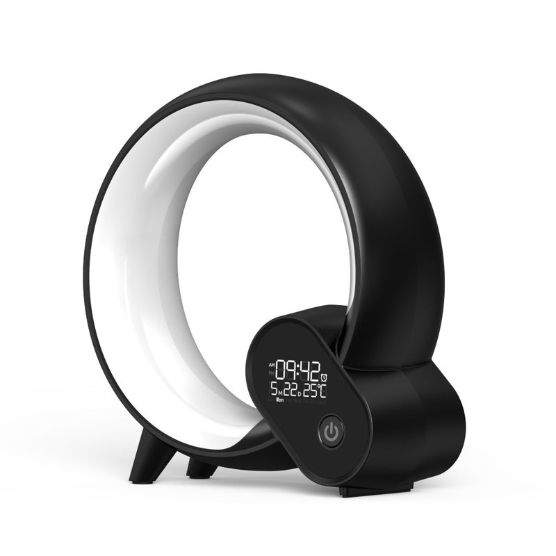 Creative Q Light Analog Sunrise Digital Display Alarm Clock Bluetooth Audio Intelligent Wake-up Q Colorful Atmosphere Light 32d4483a-37ef-49ae-91b4-08a3819a0c01
