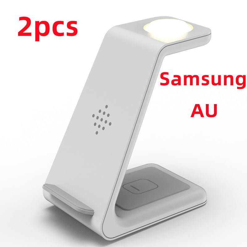3 In 1 Fast Charging Station Wireless Charger Stand Wireless Quick Charge Dock For Phone Holder 34c1410f-944c-40f5-bd9b-ee17761ac1d7