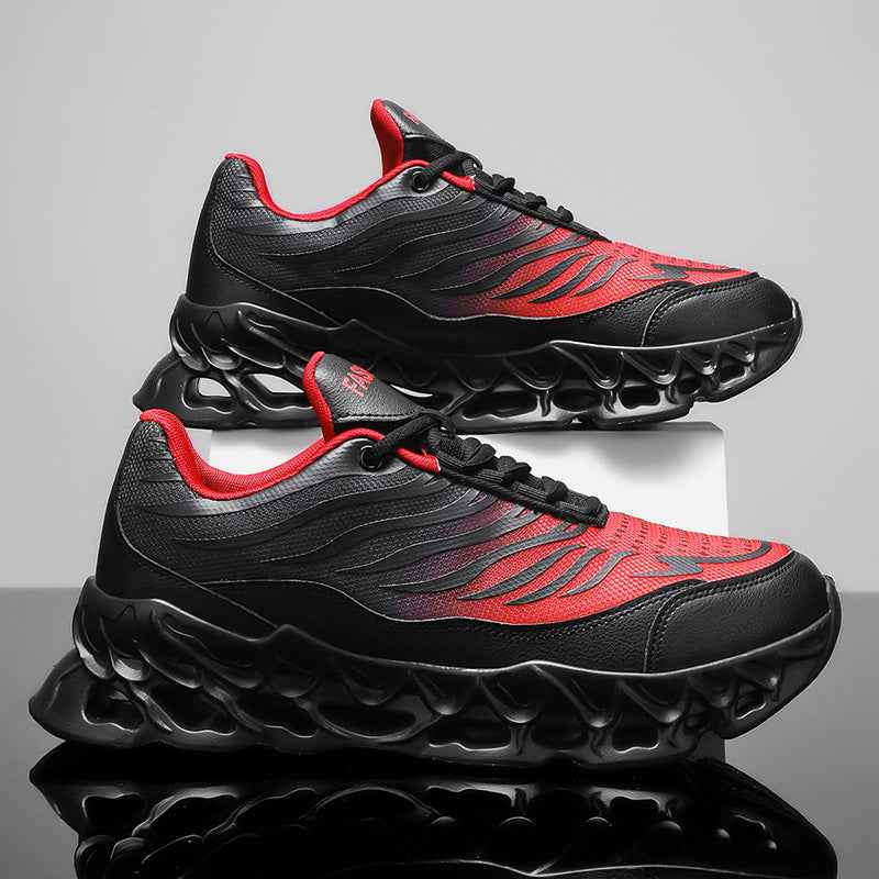 Men's Lace-up Sneakers Thick-soled Daddy Vulcanized Shoes Outdoor Running Sports Casual Shoes 35088fea-1040-4c7a-8841-805a52f404e2