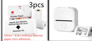 Portable Mini Thermal Label Printer Home Photo Printer Student Wrong Question Printer Bluetooth-compatible Mini Label Printer Price Tag 352cbf70-7db5-4539-bfb5-79588e3681a1