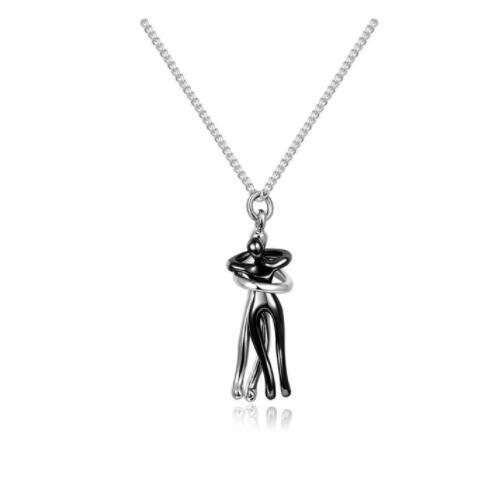 Love Hug Necklace Unisex Men Women Couple Jewelry Simple Temperament Clavicle Chain Valentines Day Lover Gift 35a17b7c-ab86-4a50-a34d-7abe02af0a2a