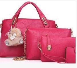 new Korean fashion handbags embossed four piece ladies bag shoulder diagonal handbag 3732216673_1047705980