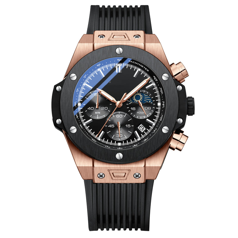 Men's Silicone Strap Quartz Watch 37777a0f-4e26-4706-a038-a3976c07f13a