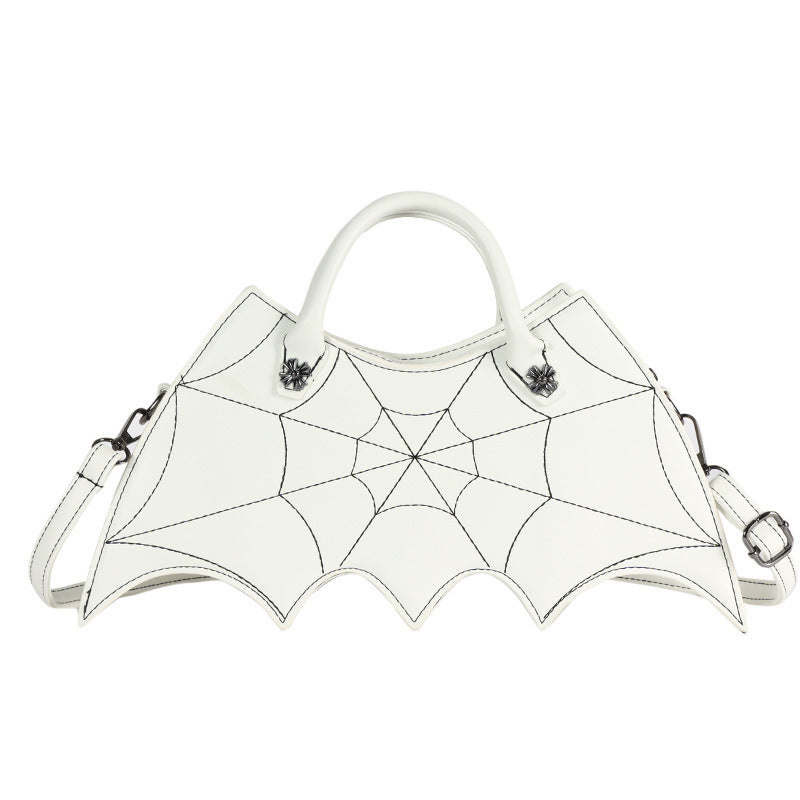 Halloween Spider Web Shape Shoulder Bags Personality Batgirl Tide Pu Handbags Fashoin Messenger Crossbody Bag 387cc1ed-8414-40a9-bd81-e60f42c22f48