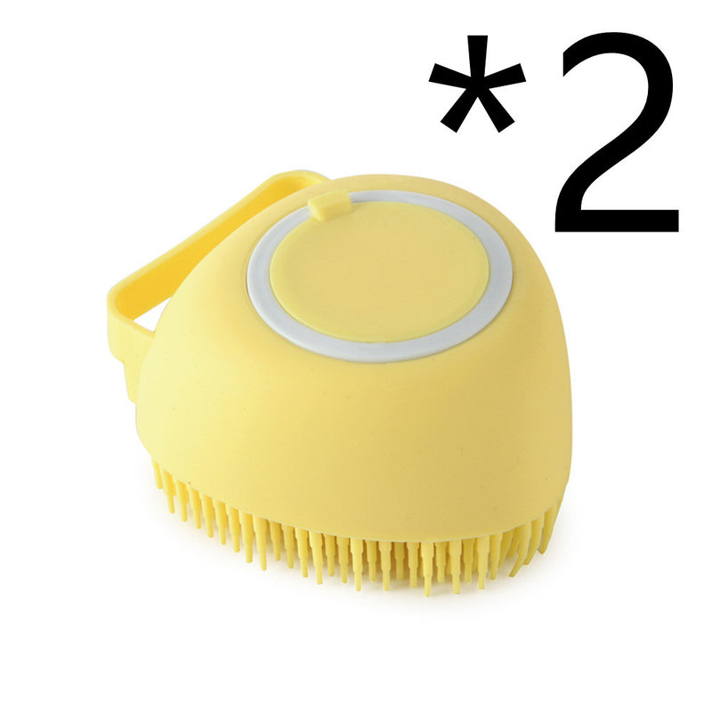 Silicone Dog Bath Massage Gloves Brush Pet Cat Bathroom Cleaning Tool Comb Brush For Dog Can Pour Shampoo Dog Grooming Supplies 3a2ef9e9-1b60-473f-aed0-a8dd3df72b01