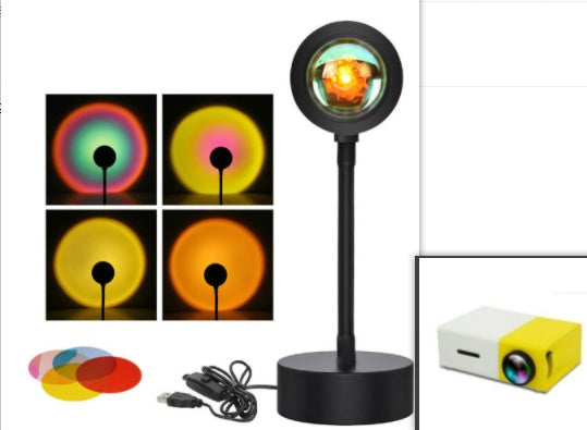 Sunset Projection Lamp Sunset Projector Night Light Wall Decoration Lighting 3a7614e8-1631-4472-8653-9f1a1ff2d996
