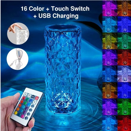 Creative Crystal Diamond Table Lamp Rechargeable Acrylic Bedroom Bedside 3bebb8d4-5ed5-4e5e-95c9-cd5942005f7a