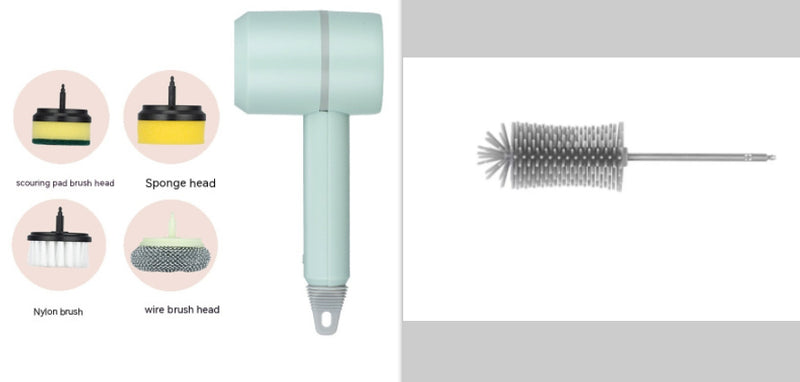 Electric Cleaning Brush Dishwashing Brush Automatic Wireless USB Rechargeable Professional Kitchen Bathtub Tile Cleaning Brushes 3c0561c1-6fa5-4612-aa78-ceefa7cc09d4