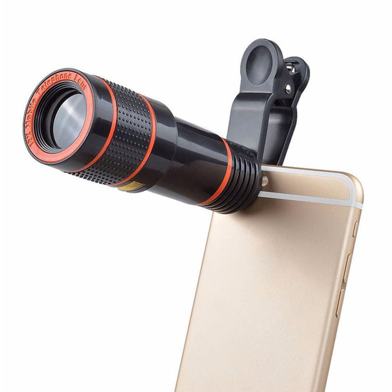 HD 8X Clip On Optical Zoom Telescope Camera Lens For Universal Mobile Cell Phone 3cf9401e-34dc-493c-9f5d-2d1dcb85e901