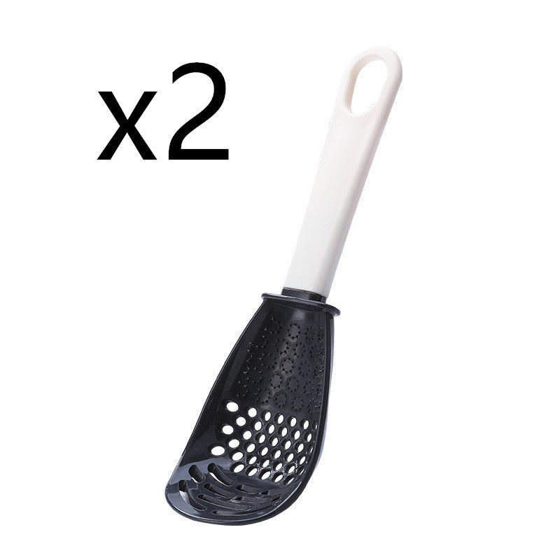Multifunctional Slotted Spoon Grinding Cooking Spoon Mashed Auxiliary Food Ginger Garlic Spoon Press Potatoe Stir-frying Spatula Kitchen Gadget 3d597328-6add-4717-9762-9ec6af720542
