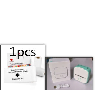Portable Mini Thermal Label Printer Home Photo Printer Student Wrong Question Printer Bluetooth-compatible Mini Label Printer Price Tag - NOMAN STORE LLC