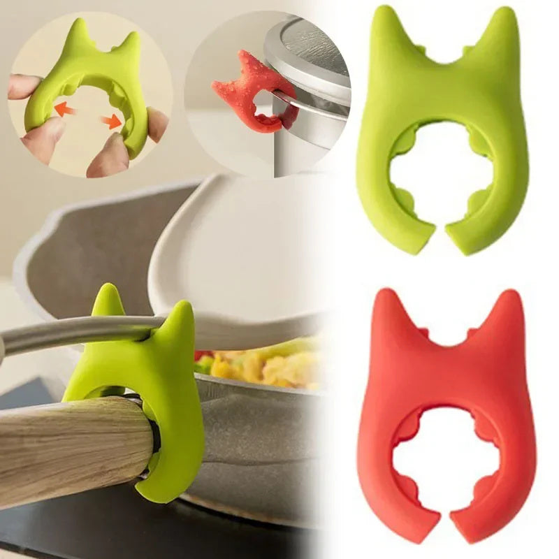 Multifunctional Spatula Holder Silicone Anti-overflow Spoon Holder Cooking Pot Anti-scalding Clip Kitchen Gadgets 3f711d09-60d7-44d0-a8ad-429bc7eaf3a1