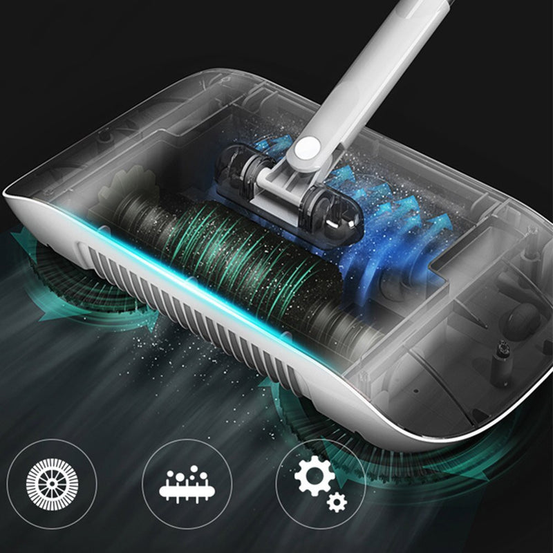 Hand Push Sweeper Household Broom Dustpan Mop Floor All-in-one Machine Gift Mop Sweeper 4067265589867