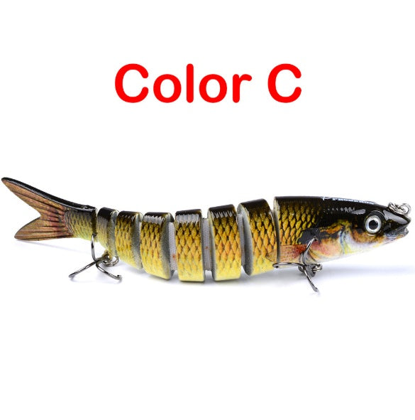 Pike Fishing Lures Artificial Multi Jointed Sections Hard Bait Trolling Pike Carp Fishing Tools 40802413871954