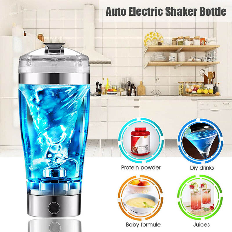 Electric Protein Shake Stirrer USB Shake Bottle Milk Coffee Blender Kettle Sports And Fitness Charging Electric Shaker Cup 437c6a2b-5543-4894-bcf1-bf47bfe7e5a2