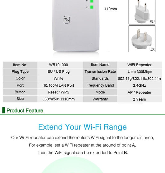 Wifi Repeater - NOMAN STORE LLC