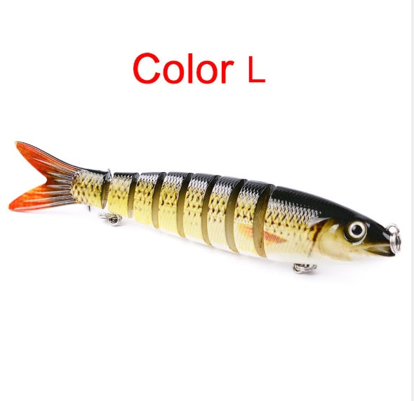 Pike Fishing Lures Artificial Multi Jointed Sections Hard Bait Trolling Pike Carp Fishing Tools 4474493125485