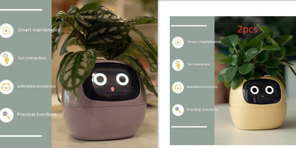 Smart Planter Endless Fun Over 49 Rich Expressions 7 Smart Sensors And AI Chips Make Raising Plants Easy And Fun - NOMAN STORE LLC