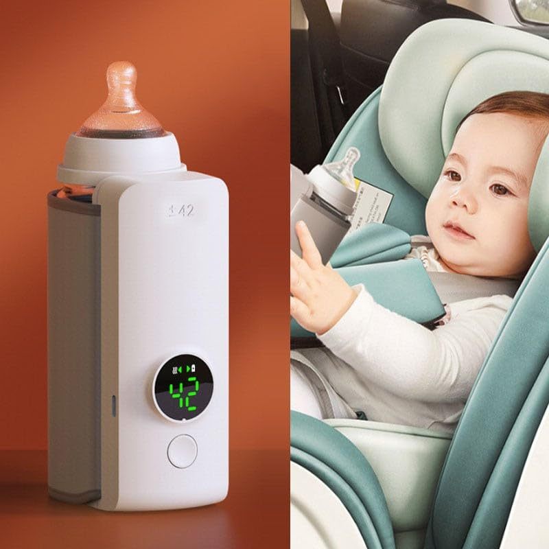 Portable Wireless Rechargeable Baby Bottle Warmer USB Charging And Heating Bag Portable Constant Temperature Milk Warmer Universal Bottle Insulation Sleeve 474636dd-0f33-4c9b-a17f-162f72b89064