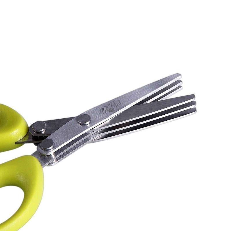Multifunctional Multi-layer Green Onion Scissors Stainless Steel Onion Cutting Knife Herb Seaweed Spice Scissors Kitchen Scissor Kitchen Gadgets 476fe5df-4d32-4d9f-8d2a-edf8e9df6fb4
