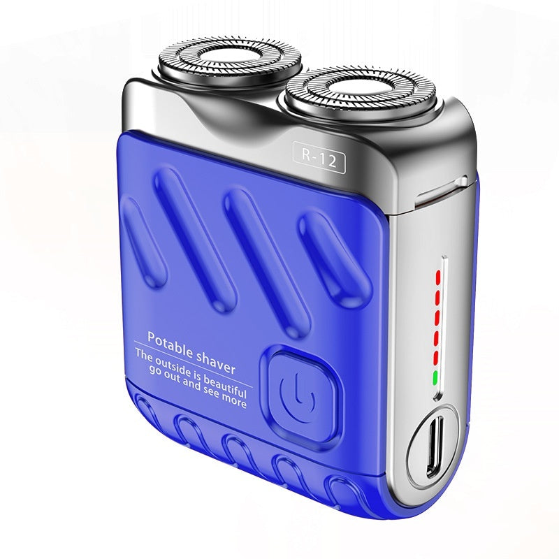 Portable Rotary Dual Ring Electric Shaver Men Travel Mini Shaver Double Floating Magnetic Blade Head Rechargeable Pocket Razors 479fddc8-a9bb-4aa7-a477-7e688035d652_trans
