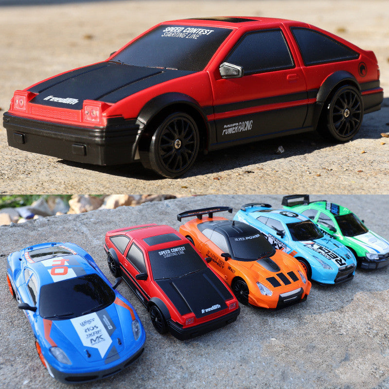 Car 4WD RC Drift Car Toy Remote Control GTR Model AE86 Vehicle Car RC Racing Car Toy For Children Christmas Gifts