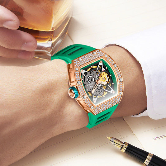 Fully-jewelled Automatic Mechanical Watch Men - NOMAN STORE LLC