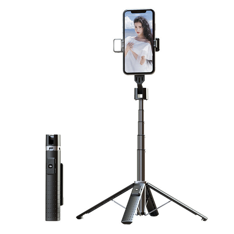 Quadrupod Double Fill Light Mobile Phone Bluetooth-compatible Selfie Stick - NOMAN STORE LLC