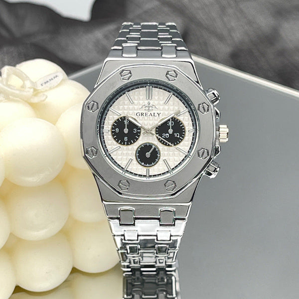 Fashion Men's And Women's Same Steel Belt Quartz With Calendar Waterproof Couple's Watch 4b0b0db2-68a3-4120-adcc-4e329db62471