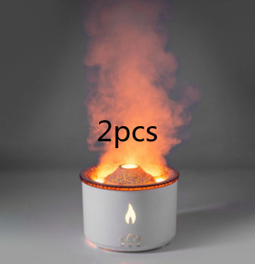 New Creative Ultrasonic Essential Oil Humidifier Volcano Aromatherapy Machine Spray Jellyfish Air Flame Humidifier Diffuser 4b9f1c26-db73-42b3-a331-cb65ab4feb09